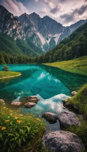 slovenia,caucasus,japanese alps,bernese alps,tatra mountains,landscape mountains alps,the alps,alps,austria,southeast switzerland,alpine lake,bucegi mountains,beautiful landscape,western tatras,slovakia,nature landscape,eastern switzerland,bavarian swabia,green landscape,heaven lake,Conceptual Art,Daily,Daily 07