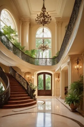 cochere,luxury home interior,rosecliff,palladianism,staircase,winding staircase,entrance hall,outside staircase,palatial,mansion,hallway,luxury property,neoclassical,foyer,luxury hotel,lanesborough,gleneagles hotel,circular staircase,ritzau,poshest,Art,Classical Oil Painting,Classical Oil Painting 37