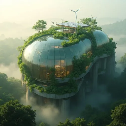 ecotopia,futuristic architecture,tree house hotel,tree house,futuristic landscape,terraformed,earthship,cubic house,treehouses,greenhouse effect,floating island,cube stilt houses,treehouse,biomes,floating islands,biosphere,ecosphere,ecologically,forest house,biospheres,Photography,General,Realistic