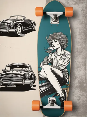 skateboard deck,lady's board,skate board,longboard,centerboard,skateboarding equipment,skateboard,sand board,surfboard shaper,hotrods,boards,pin ups,surfboards,skate,skateboard truck,skaters,longboarding,automotive decor,pin up,custom car,Illustration,Black and White,Black and White 28