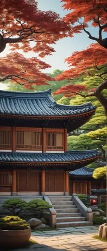 hanok,heian,asian architecture,goryeo,sakura background,dojo,japanese-style room,kyoto,ryokan,japanese sakura background,teahouses,gudeok,sukjong,japanese background,dongbuyeo,roof landscape,yamashiro,hideyoshi,ryokans,hanhwa,Conceptual Art,Sci-Fi,Sci-Fi 11