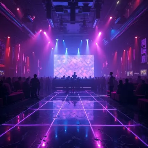 nightclub,digitalism,dancefloor,dancefloors,spaceland,factory hall,mutek,disco,colored lights,ballroom,clubcorp,concert stage,stage design,nightclubs,floating stage,audiovisuals,nagoya,lasers,clubbing,ageha,Photography,General,Realistic