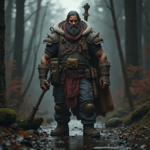 berzerker,svarog,the wanderer,berserker,dwarf,lumberjax,Photography,General,Realistic