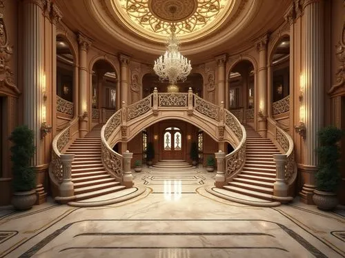 staircase,hallway,outside staircase,entrance hall,staircases,cochere,stairway,stairs,foyer,winding staircase,circular staircase,entranceways,europe palace,stair,entranceway,ornate room,ballroom,stairways,hallway space,theed,Photography,General,Realistic