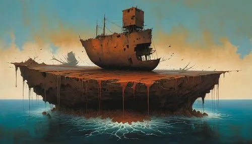 ship wreck,shipwreck,sunken ship,the wreck of the ship,ironclad warship,sunken boat,concrete ship,digging ship,the vessel,ore-bulk-oil carrier,rotten boat,rust-orange,semi-submersible,rescue and salvage ship,boat wreck,cargo ship,caravel,a cargo ship,the wreck,ghost ship,Conceptual Art,Graffiti Art,Graffiti Art 08