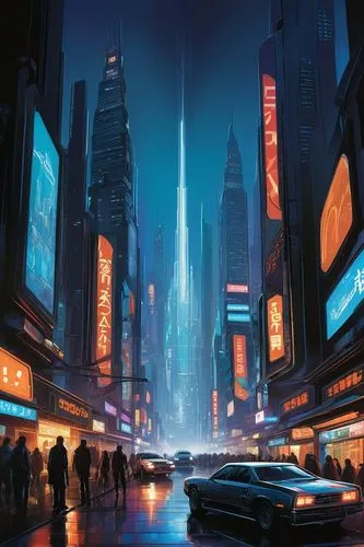 cybercity,cybertown,futuristic landscape,neuromancer,coruscant,cyberworld,futurist,sci fiction illustration,cyberpunk,bladerunner,polara,metropolis,fantasy city,cityscape,jablonsky,futuregen,mcquarrie,shadowrun,black city,schuiten,Conceptual Art,Oil color,Oil Color 04