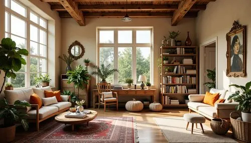 living room,home interior,sitting room,loft,livingroom,sunroom,interior decor,rustic aesthetic,interior design,beautiful home,great room,interiors,autumn decor,bohemian art,wooden beams,wooden windows,indoor,boho art style,interior decoration,modern decor