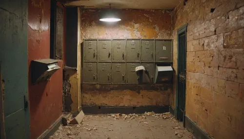 washroom,eastern state penitentiary,darkroom,asylum,cistern,basement,abandoned room,examination room,urbex,locker,hallway,assay office in bannack,air-raid shelter,dormitory,hostel,the morgue,cellar,wade rooms,kennel,creepy doorway,Photography,General,Cinematic