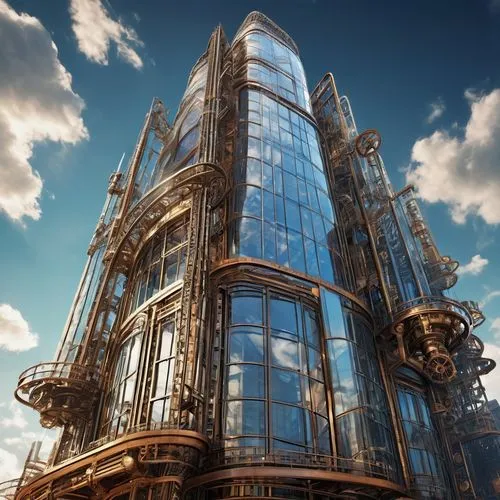 precipitator,solar cell base,arcology,glass building,thyssenkrupp,futuristic architecture,refineria,biorefinery,industriebank,steel scaffolding,biorefineries,steampunk,glass facade,the energy tower,consilium,skyreach,refinery,steel tower,glass facades,prefabrication,Conceptual Art,Fantasy,Fantasy 25