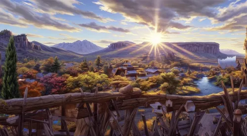 fantasy landscape,landscape background,mountain scene,mountain landscape,mountainous landscape,desert landscape,panoramic landscape,autumn mountains,salt meadow landscape,autumn landscape,desert desert landscape,beautiful landscape,mountain sunrise,home landscape,beauty scene,world digital painting,mountain valley,mountain settlement,fantasy picture,fall landscape