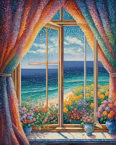 window with sea view,window curtain,bedroom window,the window,window to the world,window treatment,window,window covering,curtain,a curtain,curtains,bay window,glass window,open window,french windows,window front,window view,big window,window with shutters,window released,Conceptual Art,Daily,Daily 31