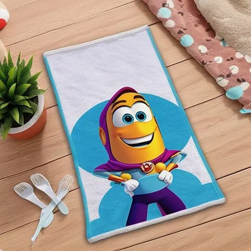 beach towel,kitchen towel,guest towel,cute cartoon character,towels,dancing dave minion,minion,cute cartoon image,toweling,slide canvas,bathroom tissue,cotton cloth,washcloth,pillowcase,greetting card,cartoon corn,pillowcases,minions guitar,children's paper,greeting card,Unique,3D,Isometric