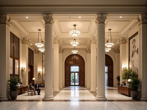 lobby,foyer,entrance hall,hallway,hotel hall,cochere,hotel lobby,entryway,corridor,gleneagles hotel,hallway space,amanresorts,entranceway,apthorp,hall,foyers,ballroom,rosecliff,bessborough,corridors