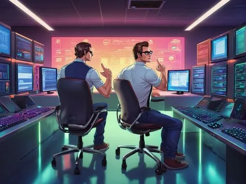 cybersquatters,cybersurfers,computer room,cybercafes,cyberscene,neon human resources,operators,cyberpunks,cyberpatrol,cybertown,game illustration,cybercasts,cyber glasses,cybercriminals,cyberangels,cyberathlete,cyberworld,monitors,cyberwar,cybercast,Illustration,Vector,Vector 19