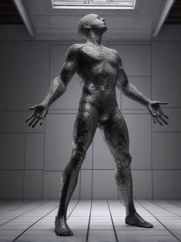 3d man,sackcloth textured,3d render,3d rendered,primitive man,steel man,3d model,3d figure,sculpt,silver surfer,petrification,brute,3d modeling,tomb figure,humanoid,standing man,stone man,b3d,render,metal figure,Photography,Artistic Photography,Artistic Photography 11