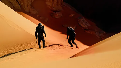 Dune movie filming set, photography by Jack Davison,guards of the canyon,admer dune,capture desert,dune,desert,dead vlei,viewing dune,desert run,moon valley,desert background,the desert,libyan desert,