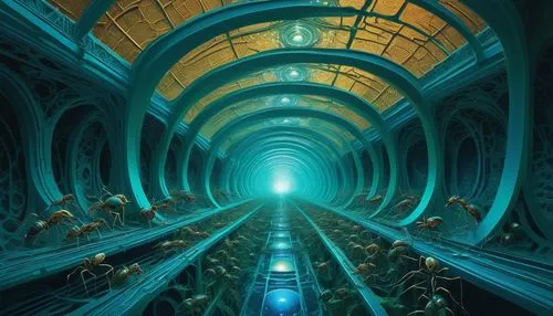 tunnelers,tunneling,sci fiction illustration,bioshock,wormhole,hyperspace,lhc,cern,futuristic landscape,descent,collider,teleporters,tunel,perpetuum,colliders,wormholes,undercity,arcology,prospal,tunnels,Conceptual Art,Daily,Daily 15