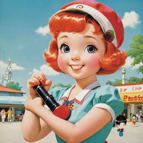 girl with gun,retro girl,girl with a gun,retro women,vintage girl,woman holding gun,kewpie doll,vintage doll,retro woman,retro pin up girl,cigarette girl,vintage children,redhead doll,pippi longstocking,vintage 1950s,retro pin up girls,vintage advertisement,retro christmas girl,pin up girl,vintage boy and girl,Illustration,Japanese style,Japanese Style 02