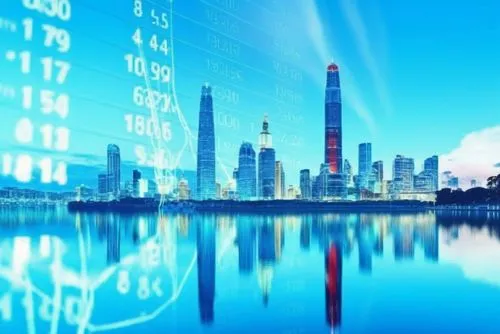 some buildings that are sitting in the water,stock exchange figures,trading floor,financial world,meiyuan,stock exchange broker,stock trading,capital markets,stock markets,old trading stock market,sto