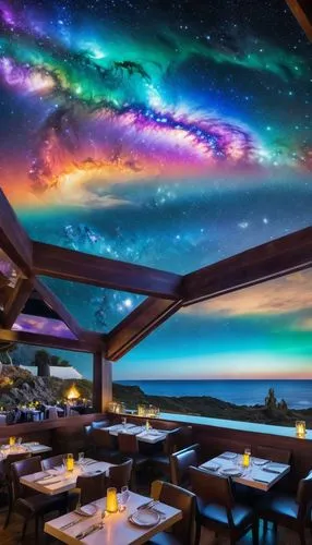 beach restaurant,alpine restaurant,new york restaurant,fine dining restaurant,japan's three great night views,salt bar,outdoor dining,milkyway,sky space concept,japanese restaurant,a restaurant,beach 