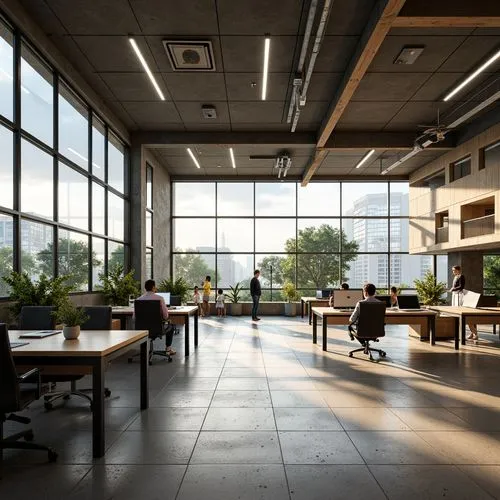 daylighting,modern office,offices,bureaux,working space,workspaces,assay office,epfl,gensler,ideacentre,oficinas,headquarter,technion,creative office,study room,office,headoffice,revit,blur office background,workbenches