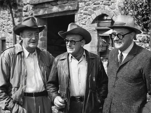 groucho marx,three wise men,walt,1952,the three wise men,1950s,enzo ferrari,western film,saurer-hess,charles de gaulle,moustiers-sainte-marie,1940s,salvador guillermo allende gossens,vintage photo,filmmakers,three friends,mauriac,indiana jones,1940,braque francais,Conceptual Art,Fantasy,Fantasy 20