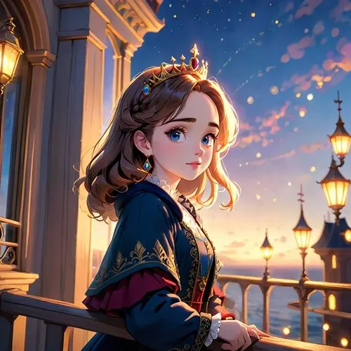 princess anna,sylvania,merida,belle,romantic portrait,cinderella,Anime,Anime,Cartoon