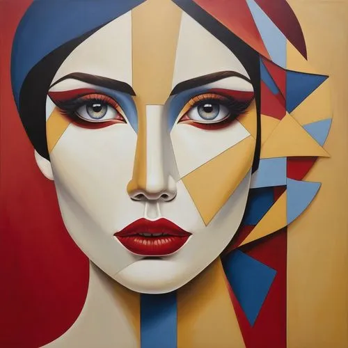 art deco woman,vanderhorst,woman face,woman's face,nielly,wesselmann,Photography,Artistic Photography,Artistic Photography 14