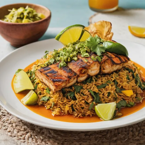 mahi-mahi,arroz con pollo,stir fried fish with sweet chili,mahi mahi,mahimahi,sweet and sour fish,puerto rican cuisine,pad thai prawn,arroz con gandules,spiced rice,rice with seafood,paella,pescado frito,pad thai,lemon chicken,saffron rice,yellowtail amberjack,arborio rice,curry chicken noodles,seafood in sour sauce,Illustration,Vector,Vector 03