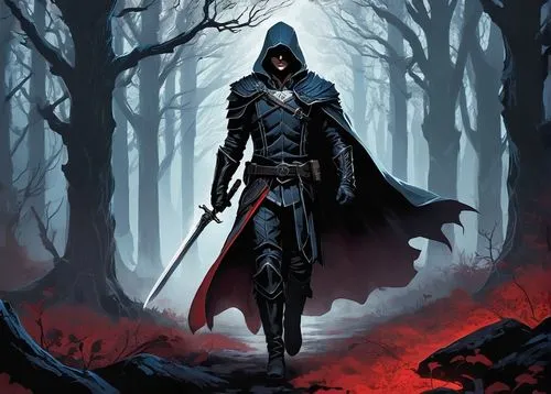 grimm reaper,assassin,revan,corvo,auditore,scythe,necromancer,grim reaper,malazan,nordheim,seregil,red riding hood,dagestanis,chakan,vigilante,wulfstan,the wanderer,aegon,executioner,nuada,Illustration,Japanese style,Japanese Style 06