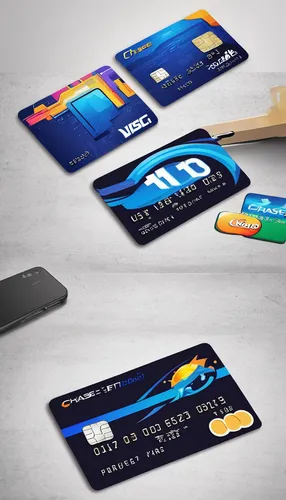 Design a futuristic and sleek Chase debit card perfect for tech enthusiasts.,visa card,payment card,debit card,bank card,credit-card,credit card,credit cards,visa,bank cards,chip card,cheque guarantee