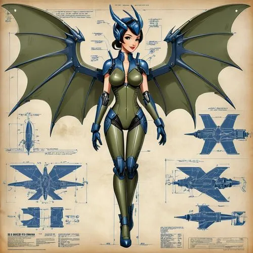 lantern bat,bat,retro paper doll,blueprints,blue asterisk,vector girl,vector,dragoon,blueprint,megabat,alenia c-27j spartan,gonepteryx cleopatra,bats,breastplate,wasp,holly blue,blue enchantress,ixia,lockheed,wing blue color,Unique,Design,Blueprint