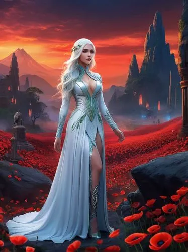 daenerys,elsa,elona,jaina,kerli,galadriel,fantasia,fantasy picture,teela,diana,allura,valar,white rose snow queen,aurora,velika,eressa,vasilisa,krietor,aegon,lilandra,Illustration,Realistic Fantasy,Realistic Fantasy 01