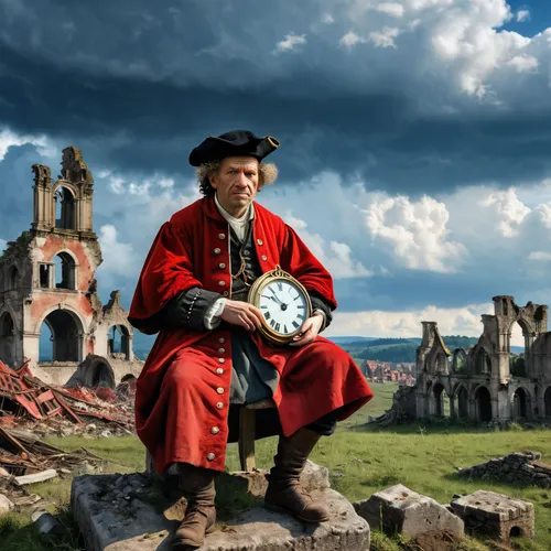 town crier,clockmaker,whitby goth weekend,red coat,ringmaster,digital compositing,man in red dress,baron munchausen,watchmaker,itinerant musician,red cloud,immerwurzel,gullivers travels,candlemaker,pocket watch,thames trader,magistrate,frock coat,the local administration of mastery,steampunk,Photography,General,Realistic