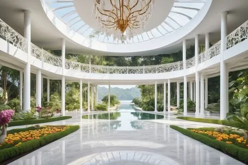 palladianism,marble palace,amazonica,conservatory,cochere,luxury home interior,istana,palm house,orangerie,3d rendering,luxury home,luxury property,rosecliff,bahai,paradisus,palatial,mansion,ritzau,streamwood,lilly pond,Art,Artistic Painting,Artistic Painting 20