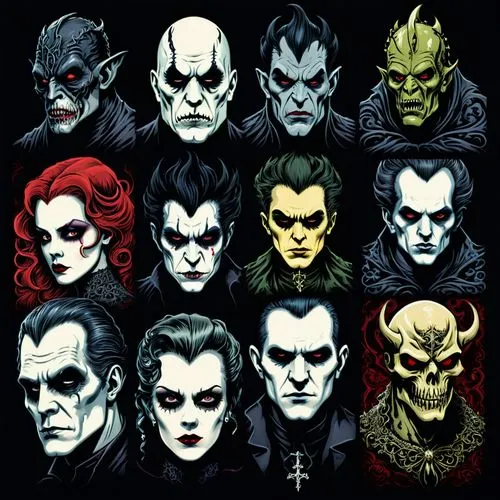 munsters,nightbreed,wishmaster,volturi,frankensteins,lacedaemonians,Illustration,Realistic Fantasy,Realistic Fantasy 46