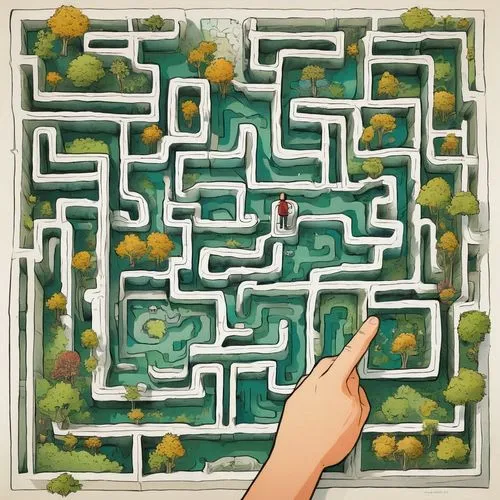 maze,navigate,escape route,tangle,puzzle,getting lost,finding,escher,navigation,exploration,connections,playmat,connected,connecting,puzzle pieces,labyrinth,jigsaw puzzle,meander,painting pattern,complexity,Illustration,Paper based,Paper Based 27