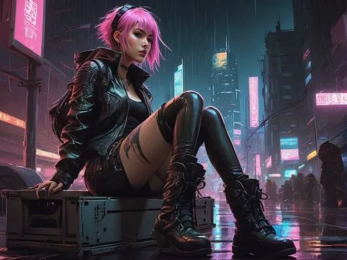 cyberpunk,motoko,cyberpunks,neuromancer,shadowrun,vi,Conceptual Art,Fantasy,Fantasy 15