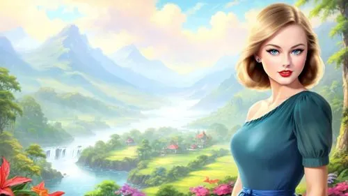 cartoon video game background,landscape background,clayderman,nature background,heidi country,the blonde in the river