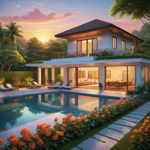 pool house,holiday villa,tropical house,beautiful home,dreamhouse,luxury property,luxury home,home landscape,modern house,3d rendering,landscaped,private house,bungalows,florida home,landscape designers sydney,summer cottage,luxury real estate,roof landscape,house by the water,landscape design sydney,Conceptual Art,Fantasy,Fantasy 03