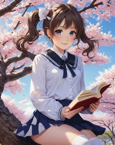 the cherry blossoms,japanese sakura background,sakura blossoms,cherry blossoms,sakura blossom,sakura flowers,sakura flower,sakura tree,sakura background,cold cherry blossoms,reading,sakura branch,sakura cherry blossoms,read a book,cherry blossom,sakura trees,spring blossoms,blossoms,bookworm,literature,Illustration,Black and White,Black and White 17