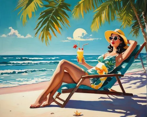 woman with ice-cream,coladas,colada,retro pin up girl,margaritaville,retro pin up girls,bahama,vacansoleil,lemon background,orangina,holidaymaker,retro woman,verano,pin-up girl,beachcomber,pin up girl,daiquiri,tropicale,haulover,pin-up girls,Conceptual Art,Oil color,Oil Color 08