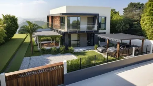 modern house,landscape design sydney,3d rendering,landscape designers sydney,garden design sydney,smart house,Photography,General,Realistic