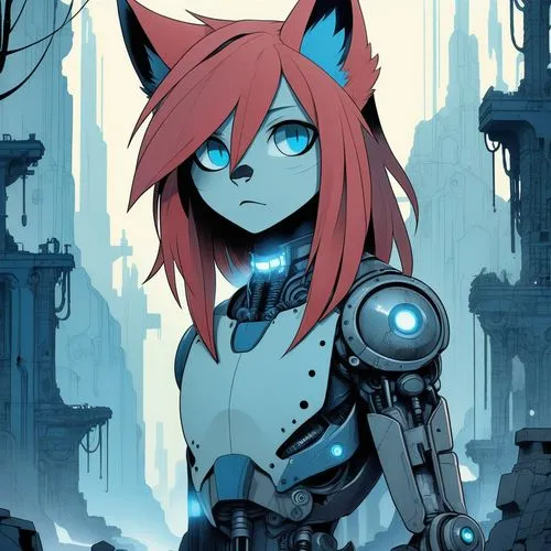 cyberdog,celldweller,transistor,redfox,klayton,gaige,Illustration,Vector,Vector 10