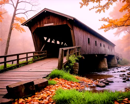 covered bridge,wooden bridge,autumn fog,old bridge,autumn idyll,water mill,autumn scenery,bridge,scenic bridge,pictbridge,hangman's bridge,watermill,hanging bridge,adventure bridge,old mill,fall landscape,autumn background,foggy landscape,autumn morning,chapel bridge,Photography,Fashion Photography,Fashion Photography 11