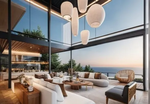 penthouse apartment,dunes house,modern decor,luxury home interior,sky apartment,interior modern design,modern living room,contemporary decor,breakfast room,patio heater,luxury property,ocean view,loft,ceiling-fan,beach house,mamaia,3d rendering,smart home,ceiling lighting,living room