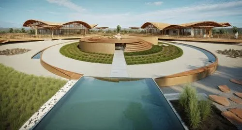 ecovillages,3d rendering,ecovillage,render,resort,floating huts,viminacium,golf resort,floating islands,sketchup,roundhouses,holiday villa,nainoa,renderings,renders,dunes house,therme,floating island,pool house,beach resort