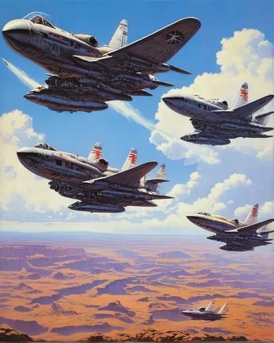 formation flight,iai kfir,zeppelins,beagle-harrier,rows of planes,northrop grumman e-8 joint stars,northrop grumman,fighter aircraft,ufo intercept,air combat,f-16,parked boat planes,airships,lockheed martin,shenyang j-5,jet aircraft,missiles,shenyang j-6,planes,space ships,Illustration,American Style,American Style 07