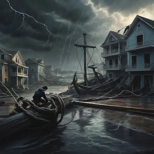 dishonored,maelstrom,willink,stormbringer,ghost ship,siggeir,innsmouth,apocalyptica,sea storm,inundation,marooned,stormier,superstorm,skull rowing,shipwreck,gangplank,greyjoy,sturm,privateering,tour to the sirens,Conceptual Art,Fantasy,Fantasy 13