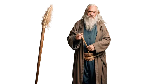 gandalf,the abbot of olib,rice straw broom,moses,mundi,strand of wheat,einkorn wheat,the wizard,monk,magus,biblical narrative characters,broomstick,archimandrite,wizard,dad grass,quarterstaff,shepherd's staff,barley,father frost,wheat crops,Illustration,Black and White,Black and White 02